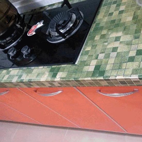 Mosaikaluminisierter selbstklebender Anti-Öl-Wandaufkleber für Zuhause, Küche, Badezimmer