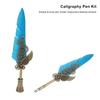 Quill Pen Set Retro Elegant Vintage   Stainless Steel Nib Wear Resistant Caligraphy Pen Kit