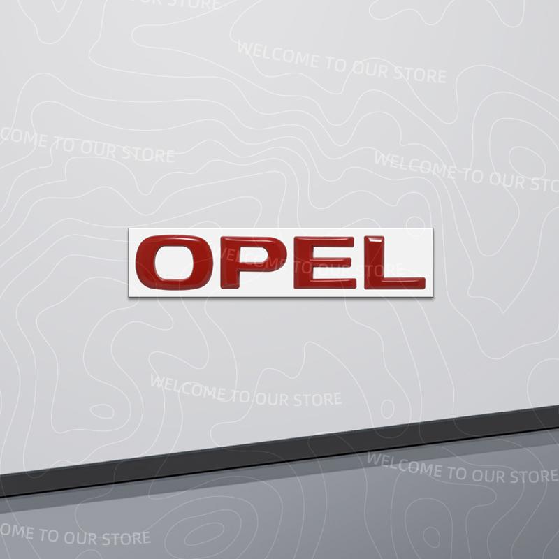 Zinklegierung Für OPEL ASTRA Logo Meriva Insignia Mokka Rocks Zafira Vectra Kofferraum 3D Metall Emblem Heckkarosserie Abzeichen Aufkleber