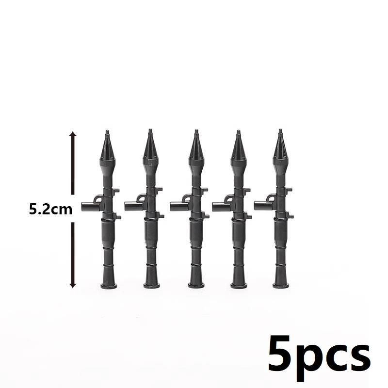5PCS Modern Military Weapons RPG C4 Bomb Soldier MOC Minifigs SWAT City Playmobil Mini Action Figures Constructing Block Brick Toys