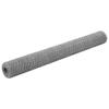 VidaXL Galvanized Steel Wire Mesh 25x1.2 M Hexagonal Silvery Garden Fence 143332