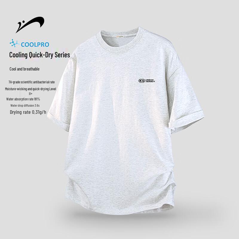 

Guirenjiao Men s Breathable Round Neck Short Sleeve T-Shirt M