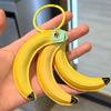 Cute Banana Pendants Suitable for Bags Women's Handbags, Shoulder Bags, PU Leather Keychain Accessories Bag Accessories