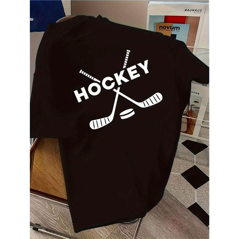 European Sizes Children Hockey Sports 95 T-Shirt, Short-Sleeved for Children And Children - Casual, Loose, Breathable, Trendy, And Simply Designed