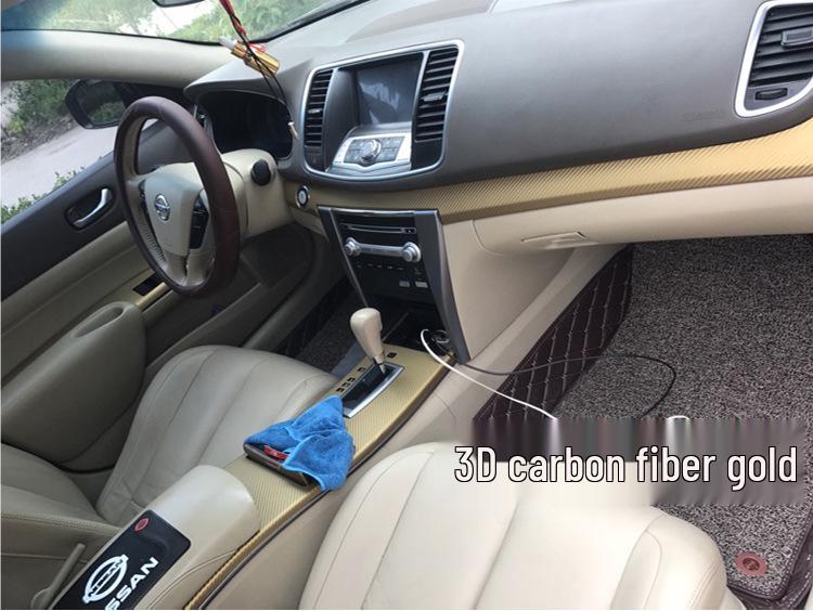 Teana 08-12 Adhesivo de Consola de Cambios de Fibra de Carbono para Modificación Interior