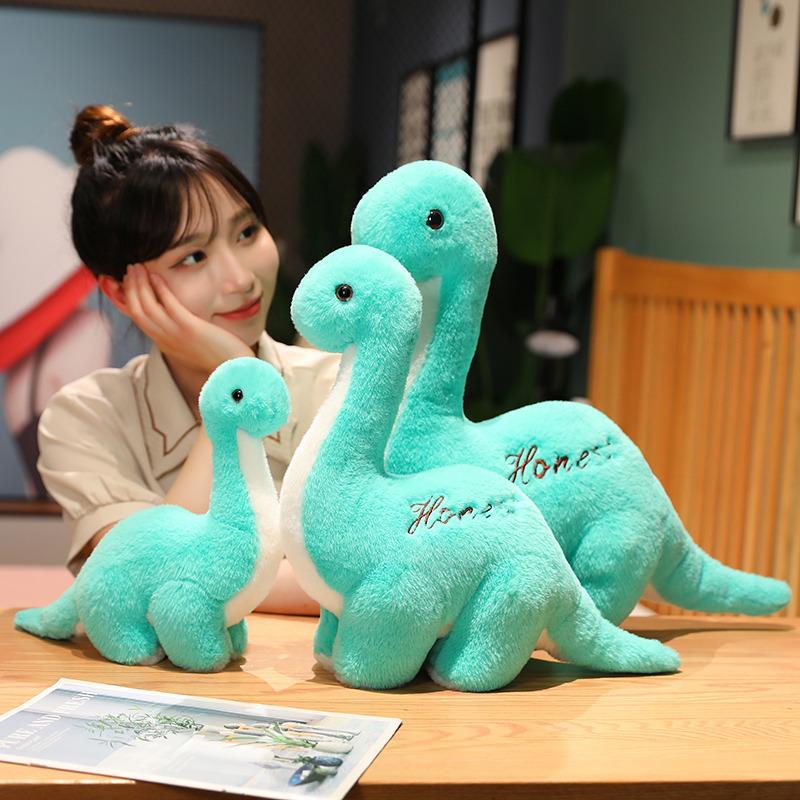 Cute Simulation Dinosaur Plush Toy Animal Dinosaur Toys Dinosaur Pillow Overlord Triangle Dragon Doll Children Boy Girl Gifts