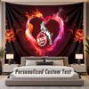Custom Name Text Tapestry FC Köln Personalized Polyester Wall Tapestry For Bedroom And Room