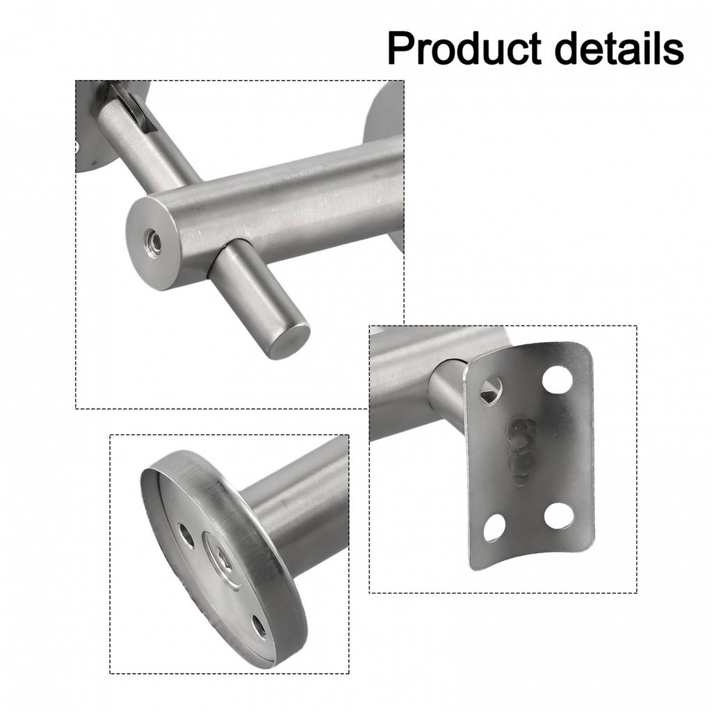 Adjustable Stainless Steel Handrail Bracket Perfect for Elderly and Children