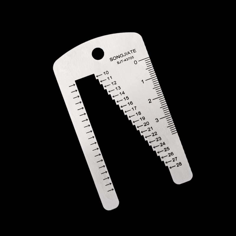 

Шаблон для хвостовой части ремня и ремешка для часов, измерение круглого угла