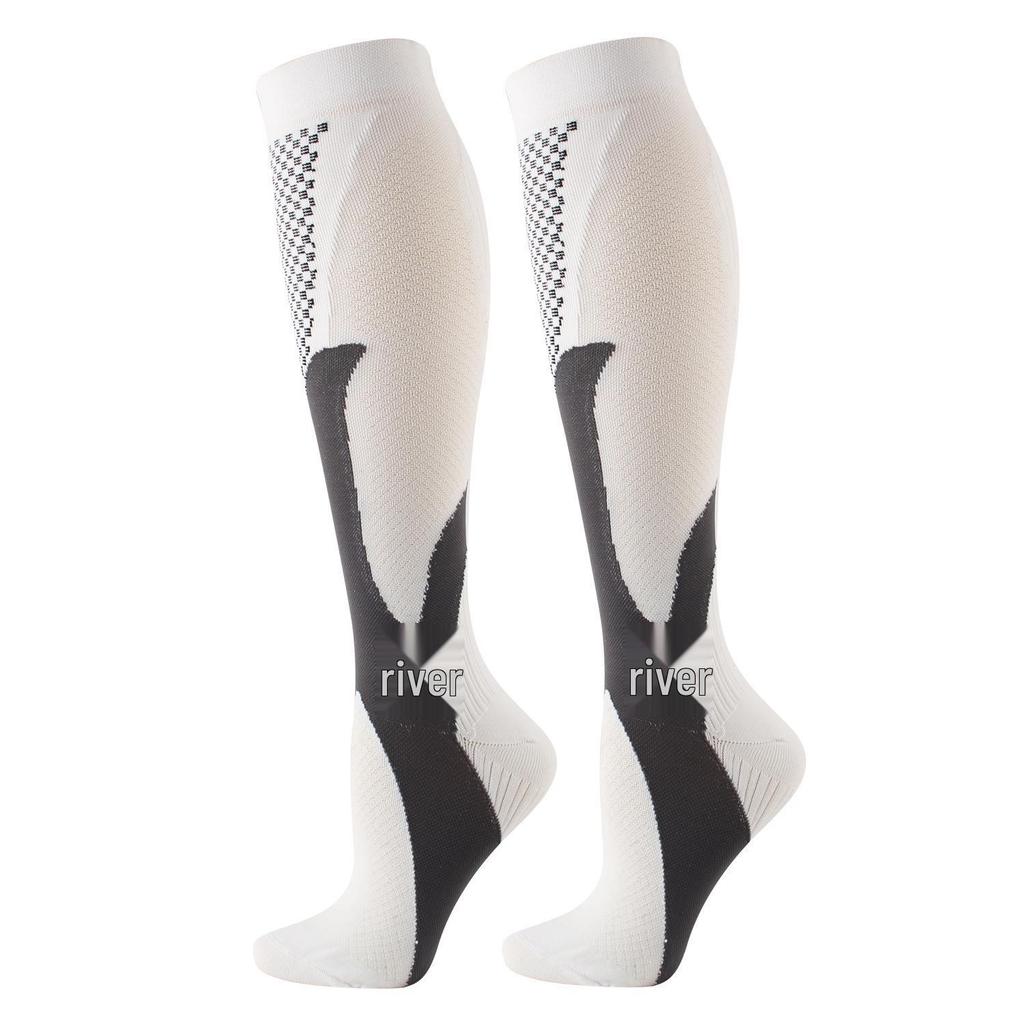 Breathable Non-slip Calf Compression Socks for Sports, Marathon, Aerobics, and Running