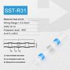 50PCS Heat Shrinkable Insulated Electrical Wire Terminals Butt Splice 3:1 Waterproof Solder Seal Wire Connectors