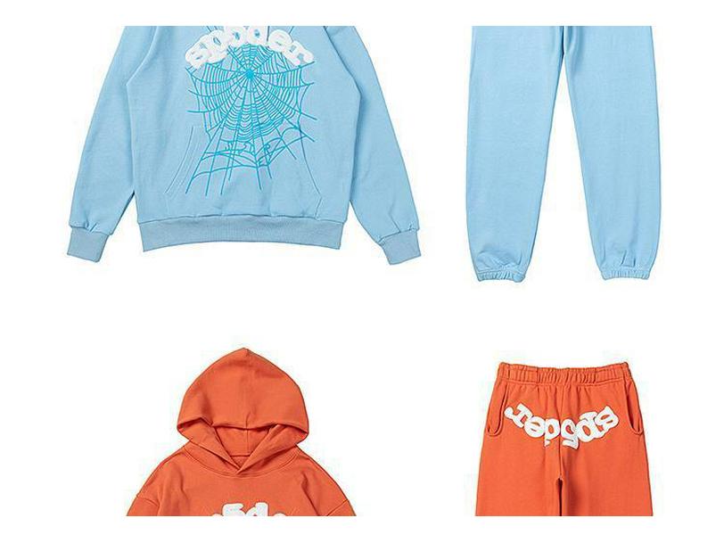 Sp5der Hoodie: Spinnennetz-Design, Unisex Trendiges Hip-Hop-Set Inspiriert von Young Thug