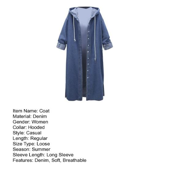 Women Coat Long Cardigan Single-breasted Soft Comfortable Hooded Solid Color Ankle Length Long Sleeve Winter Jacket Winter Clothes