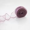 Fishtail Yarn Ribbon Bouquet Packaging Material Rainbow Color Lace Tail Yarn Ribbon Wave Chiffon Yarn Gift Strap