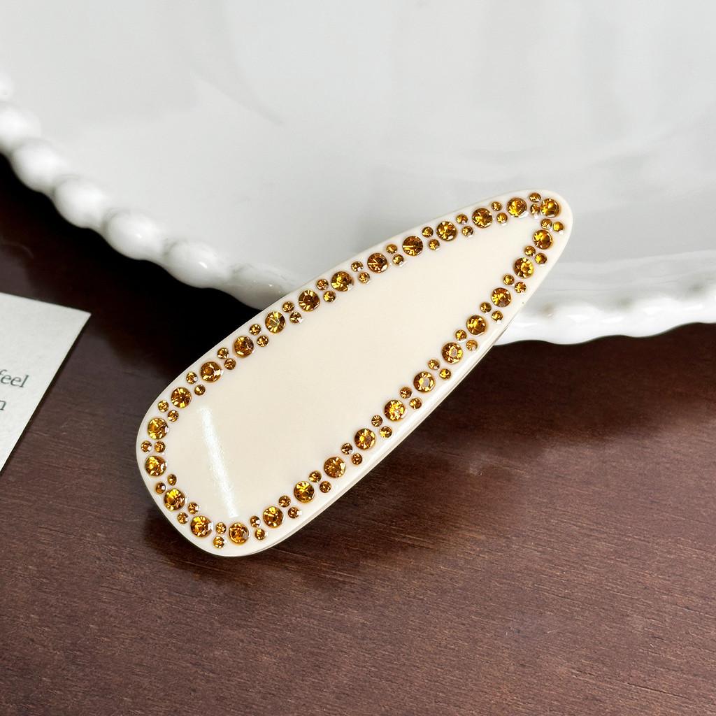 Elegant Spring Clip With Rhinestones For Chic Hairstyling In Versatile Colors And Designs