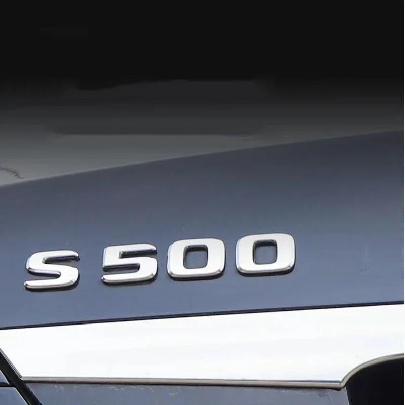 Car Trunk Letters Logo Emblem Badge Decals Sticker For S Class W222 W223 S300 S350 S400 S500 S600 S63 S320 S450