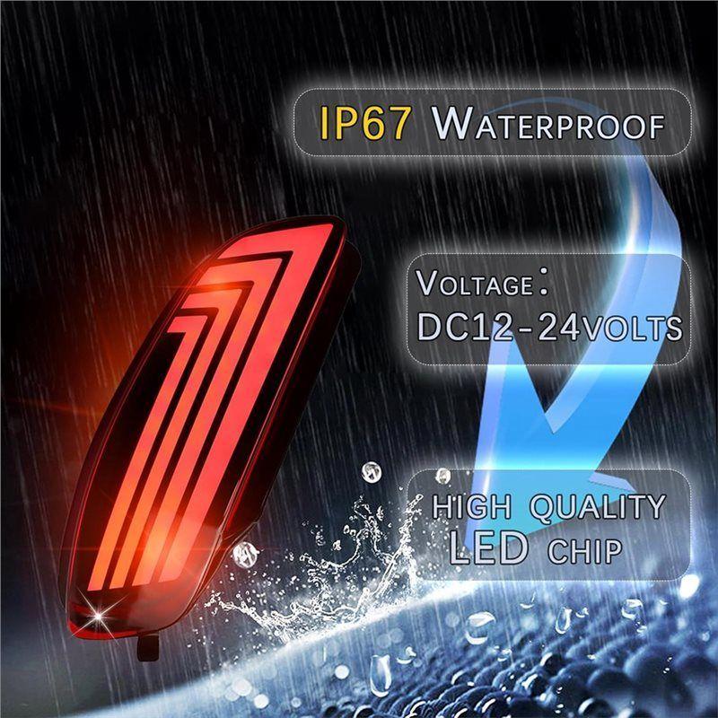 LED Brake Tail Lamp Rear Bumper Reflectors For Toyota Venza 2013-2015 Light For Lexus RX 330 350 400H Harrier 2003-2008