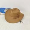 Vielseitiger Sonnenhut mit breiter Krempe - Reise- und Strand-Fedora im Cowboy-Stil