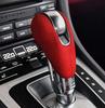 Alcantara Suede Shift Knob Cover for Porsche 911 Macan, Panamera, Boxster, Cayman, 718, (Red) (Product Code 4996)