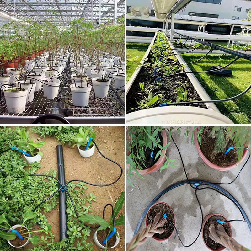 2/4-Way Drip Arrow Irrigation Set Gardening Water-Saving Drip Irrigation System Greenhouse Planting Watering 3/5Mm Hose Kit