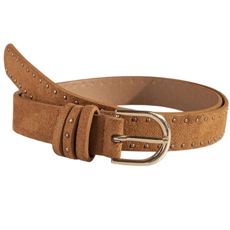 Durability Casual Belt Women's Leather Waistband Vintage Western Waist Belts for Jeans and Dresses