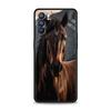 Bellissima Cover per Telefono con Cavalli Marroni per Oppo Reno13 Reno12 Reno11 F Reno10 Pro A54 5G Find X5 A53 A9 A57 A78 4G A79 A80 A98