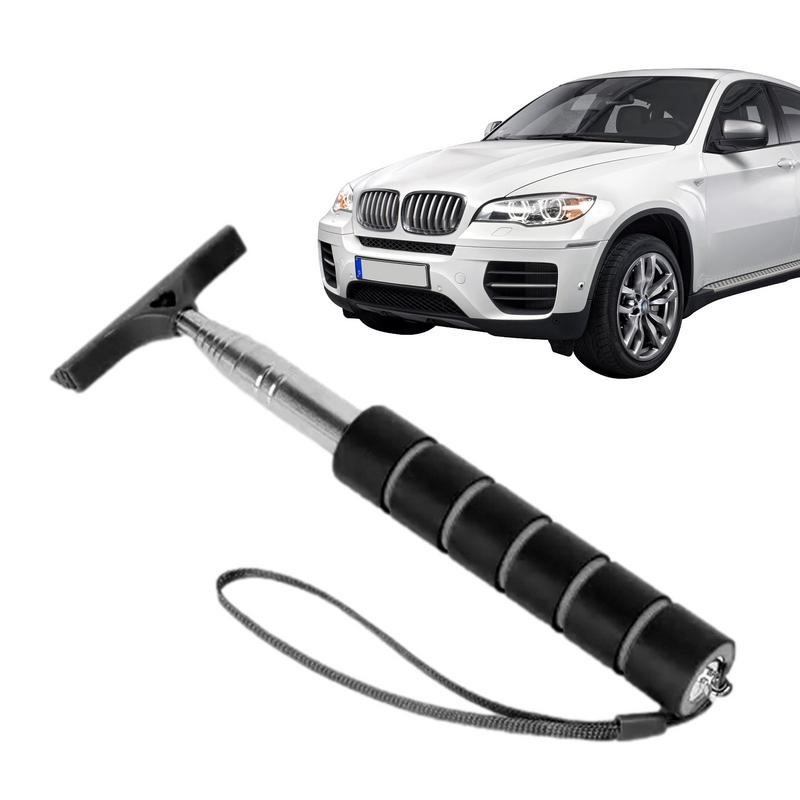 

Car Mirror Squeegee Multi-Use Small Squeegee for Side Mirror Portable Rear View Mirror Wiper Retractable Cleaning Tool with чёрный