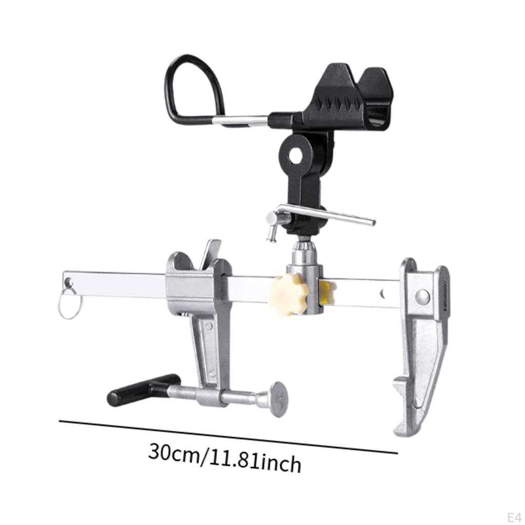 Bridge Fishing Stand Rod Holder Universal Flexible Easy Installation Degree Rotate Pole