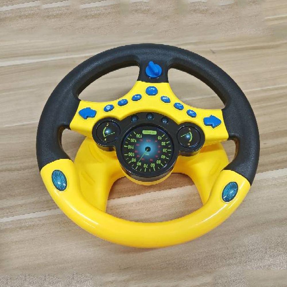 Multi Functional Simulation Steering Wheel Toys 360 ° Rotation Simulate Driving Car Toy  Kids Toys