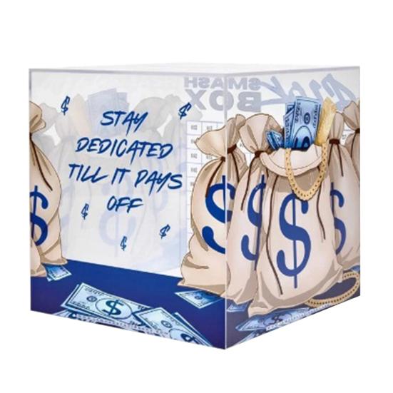 Transparent Acrylic Money Box Large Capacity 10K Piggy Bank Coin Cash Container Kids Adults Money Saving Case Storage Jar Decoration