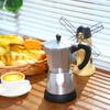 6 Cup Coffee Pot Detachable Espresso Machine Safe Electric Coffee Maker  Induction Cooktop
