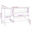 Shoe Rack Brown Oak Effect 102 x 36 x 60 cm Engineered Wood