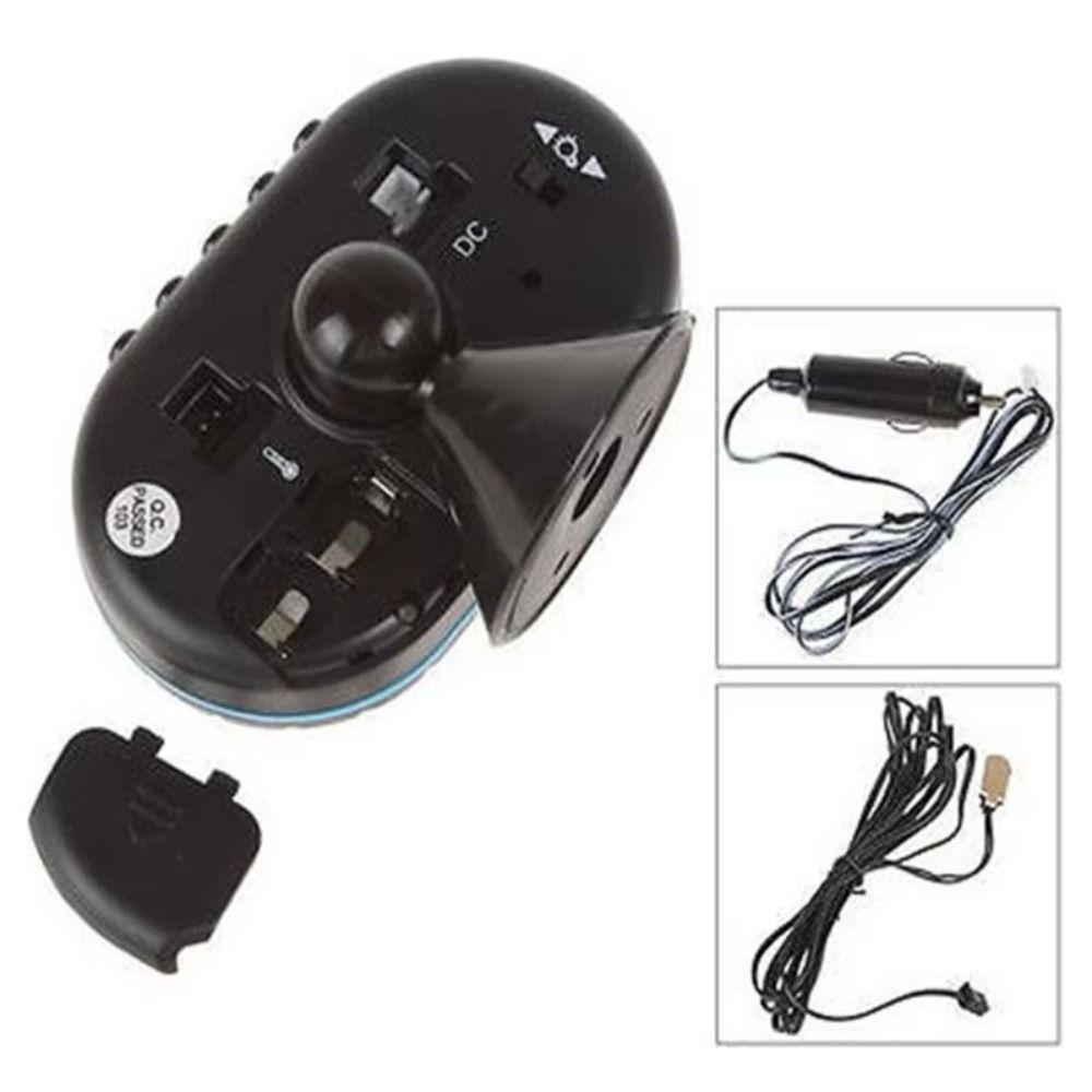 12V-24V Car Battery Voltage Volt Voltmeter Tester Freeze Alert Car Voltmeter Thermometer  Car