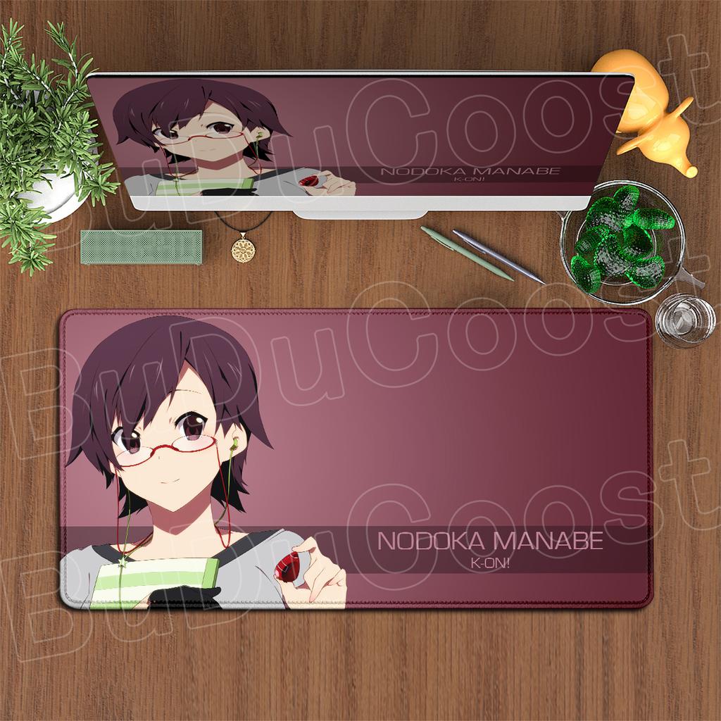 Game Cabinet Extended Desktop Mat Pc Accessories Kawaii Anime Girls Yui Hirasawa Mouse Pad Large KOn Office Laptop Keyboard Rug