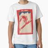 Val Cenis In Haute Maurienne Savoie France Europe - Vintage Red Geometric Ski Poster for Mountain Alpine Skier Classic T-Shirt