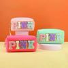 Women's Makeup Bag Durable Travel Storage Bag Embroidered Letter Wash Bag Soft Touch Makeup Bag Makeup Bag