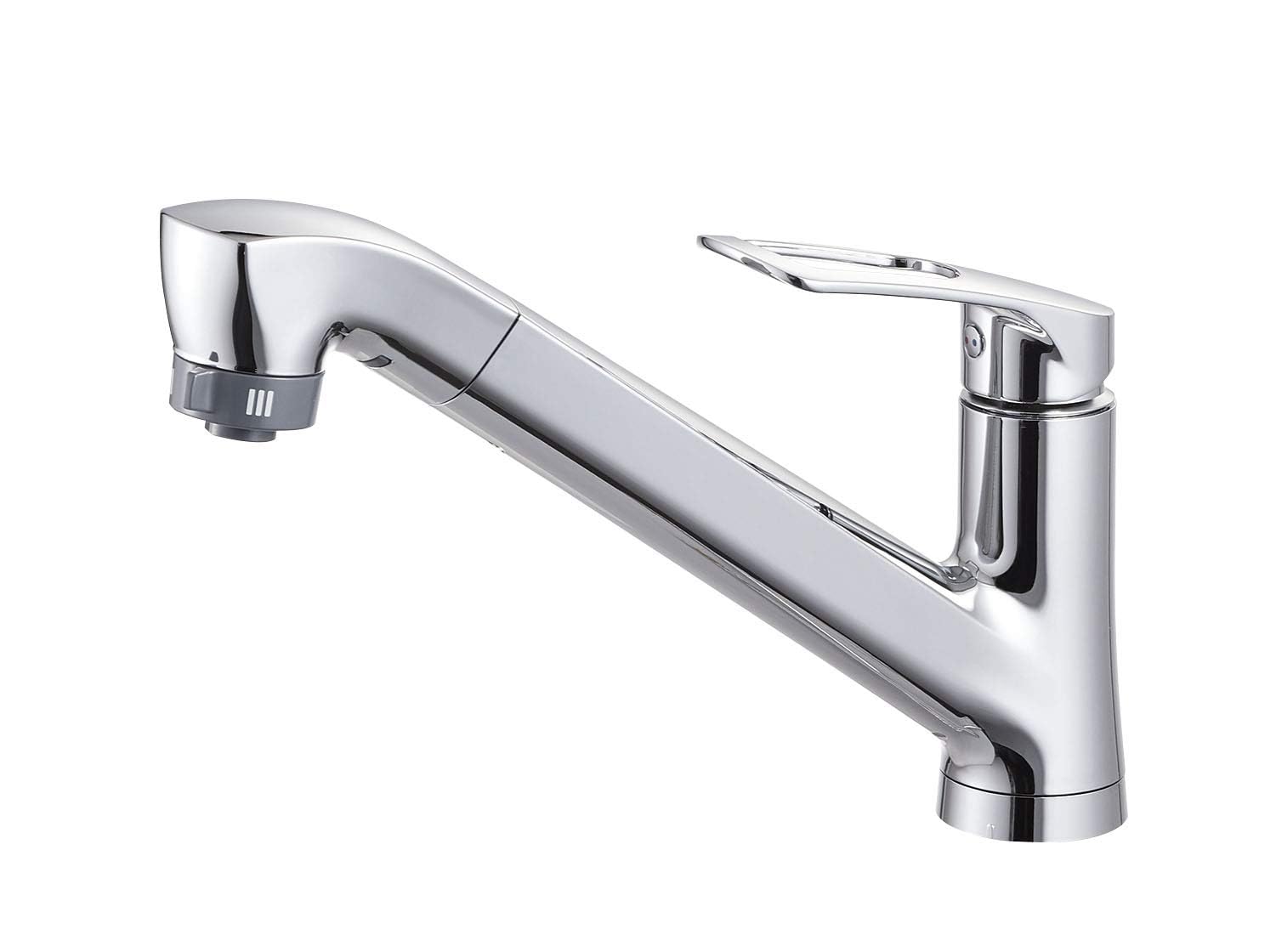 

SANEI Spray Mixer Shower Single-Hole Faucet, Water-Saving Faucet, Pull-Out Head, Shower/Straight Switchable, K87121EJV-13