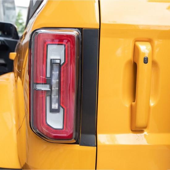 Exterior Rear Tail Light Lamp Sticker Vinyl Decal Trim Two Sides for Ford Bronco