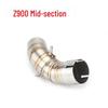 Z900 Stainless Steel Mid-Pipe Motorcycle Exhaust Connector