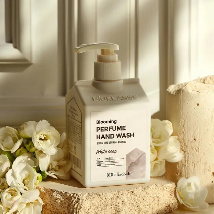Blooming Perfume Hand Wash 250ml x 1 + Blooming Perfume Hand Cream 50g x 2 (White Soap)