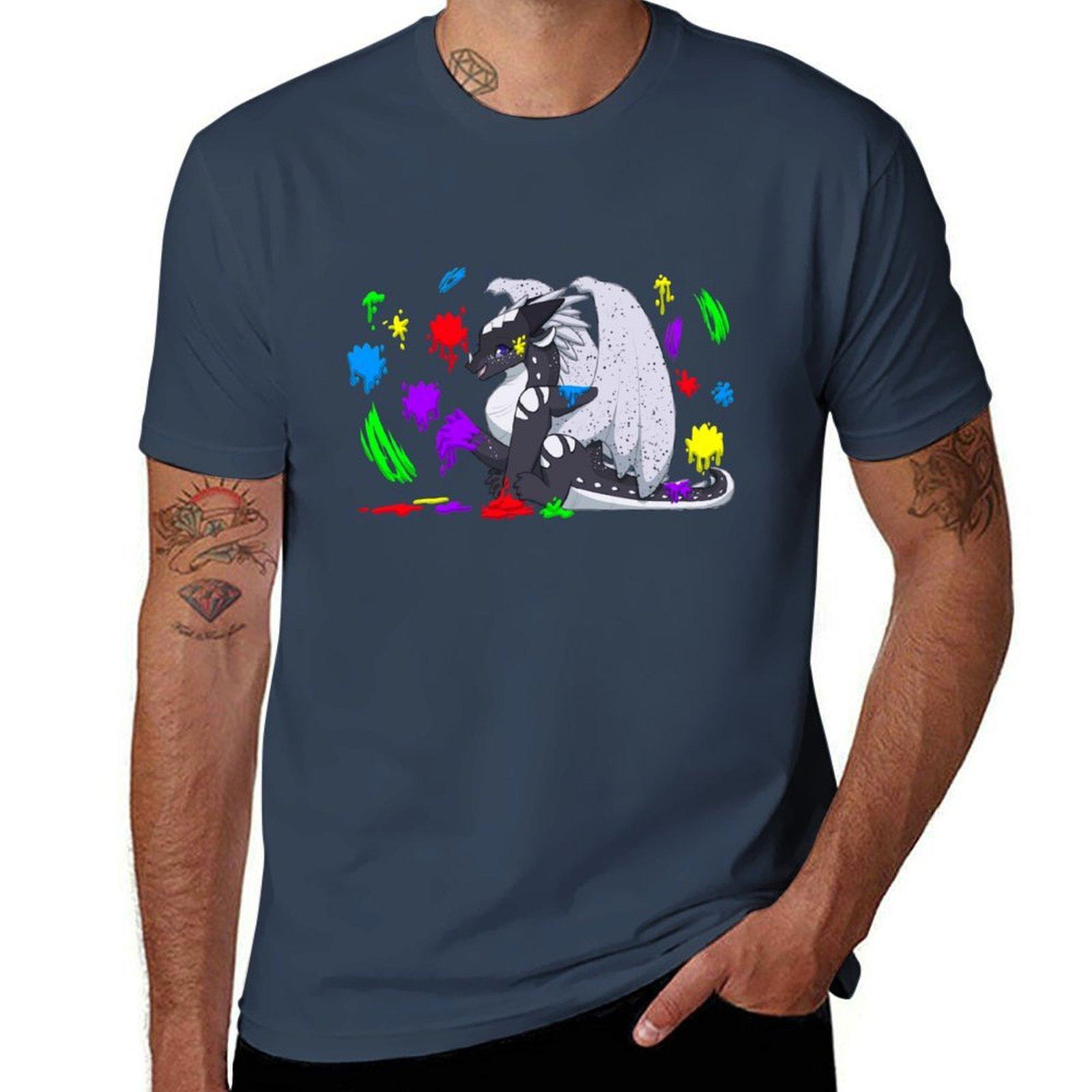 Whiteout Painting TShirt Fashion Print Casual Short Sleeve S