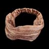 Shiny Cloth Shiny Stripe Non Slip Korean Headwear Women Headband Mesh Hairbands Wide Hair Band
