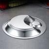 Thick Stainless Steel Vinegar Dish Dumpling Plate Drain Double Tray Fruit Tray Serving Platter Serving Dish dinner plates