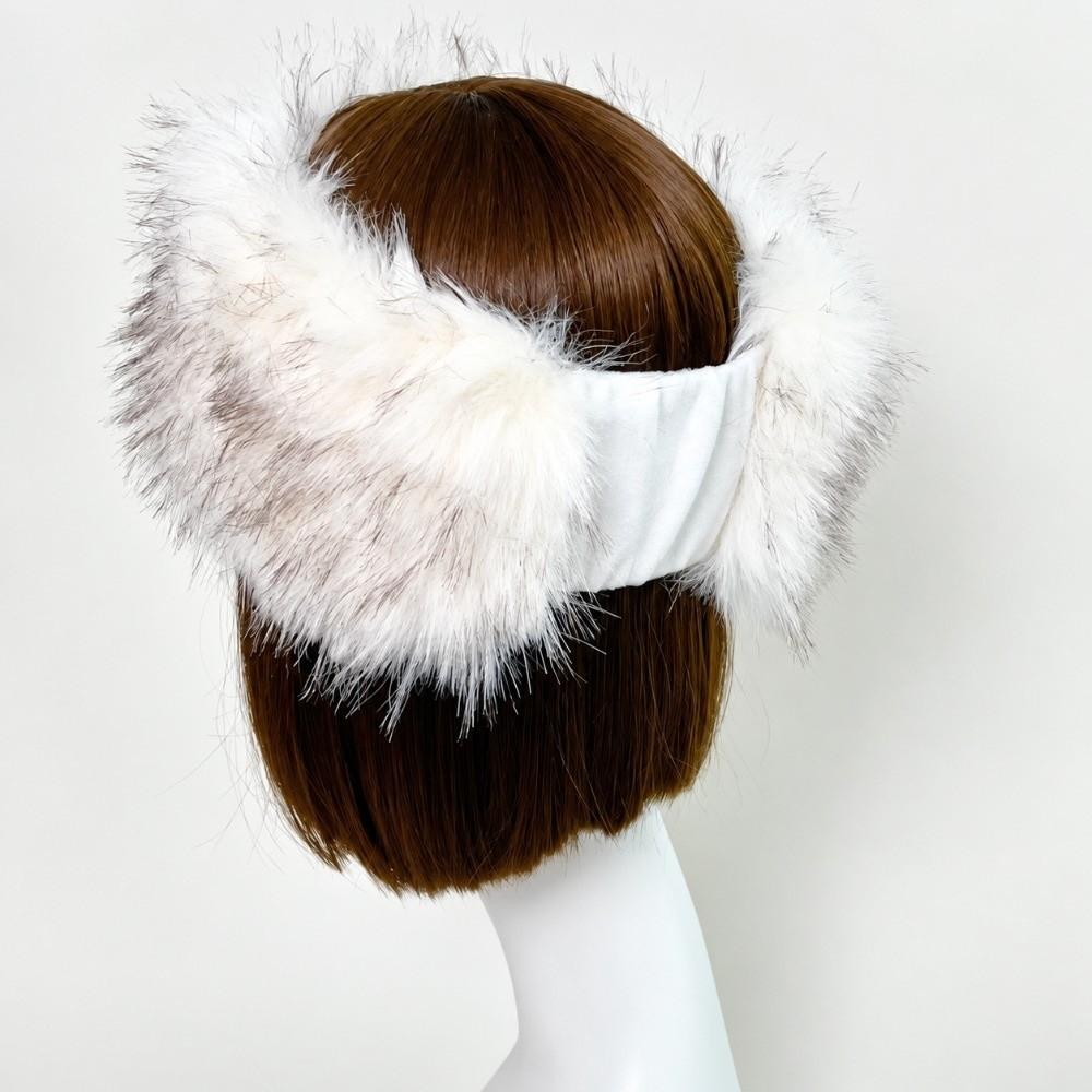 Imitation Fox Fur Furry Hairband Thick Fake Fur Hat Soft Keepwarm Headband Winter