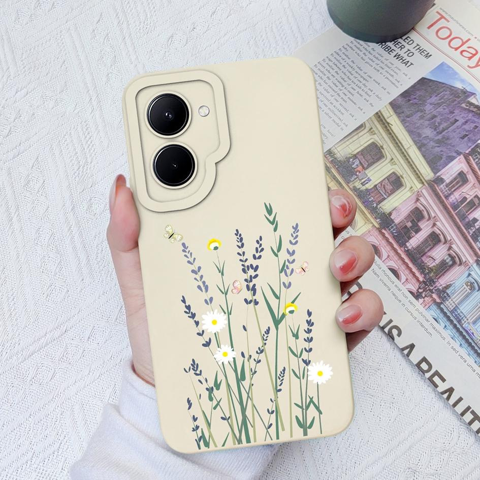 For OPPO Realme GT Neo2 3 C33 C55 C35 C20 C30 C31 Case Fashion Flower Avocado Protective Square Liquid Silicone Soft TPU For Realme Funda Coque Bumper