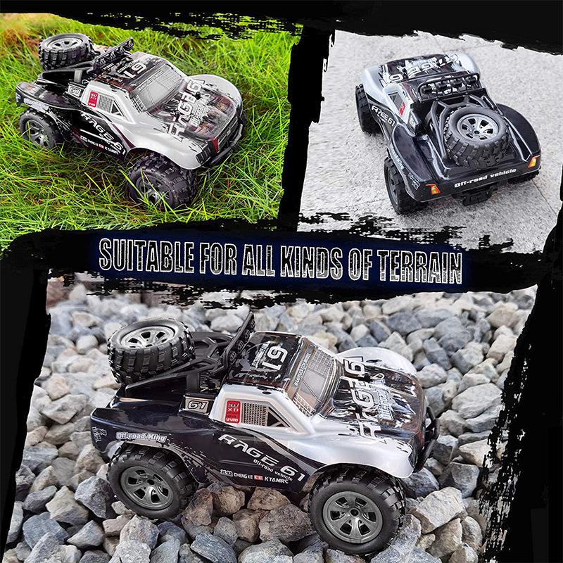 High-Speed 1:18 Big Foot Off-Road Remote Control Car - Short Course Racing & Climbing Toy