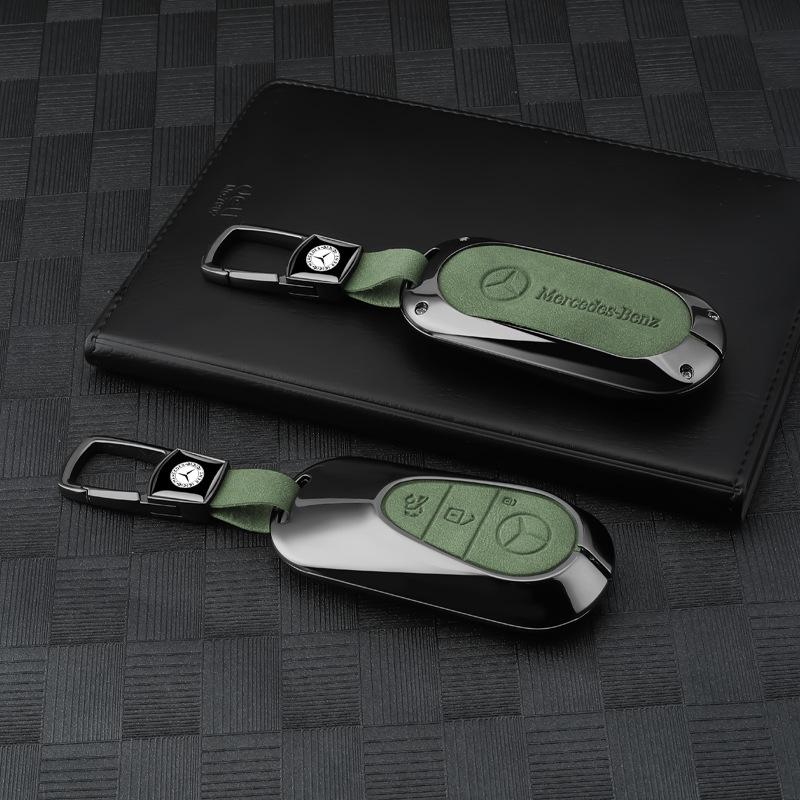 Applicable To Mercedes-Benz C200l Key Set GLA200 Shell GLC260 Metal GLK300 S-class CLA High-end Keychain