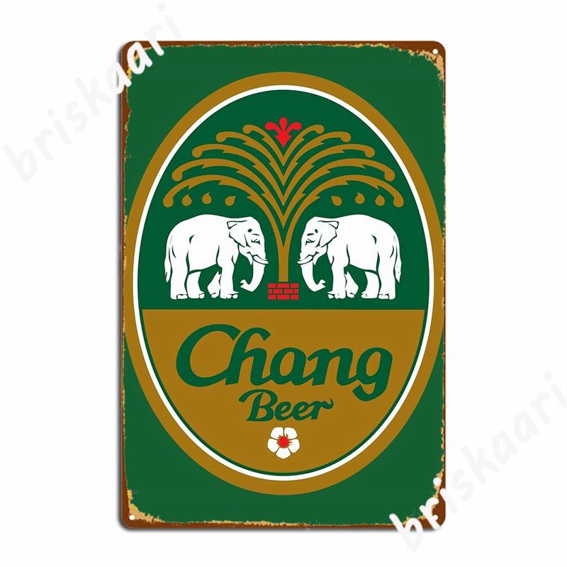 

Металлические таблички Chang Beer Клубная настенная роспись Украшение гаража На заказ Жестяная табличка Постеры 20x30cm