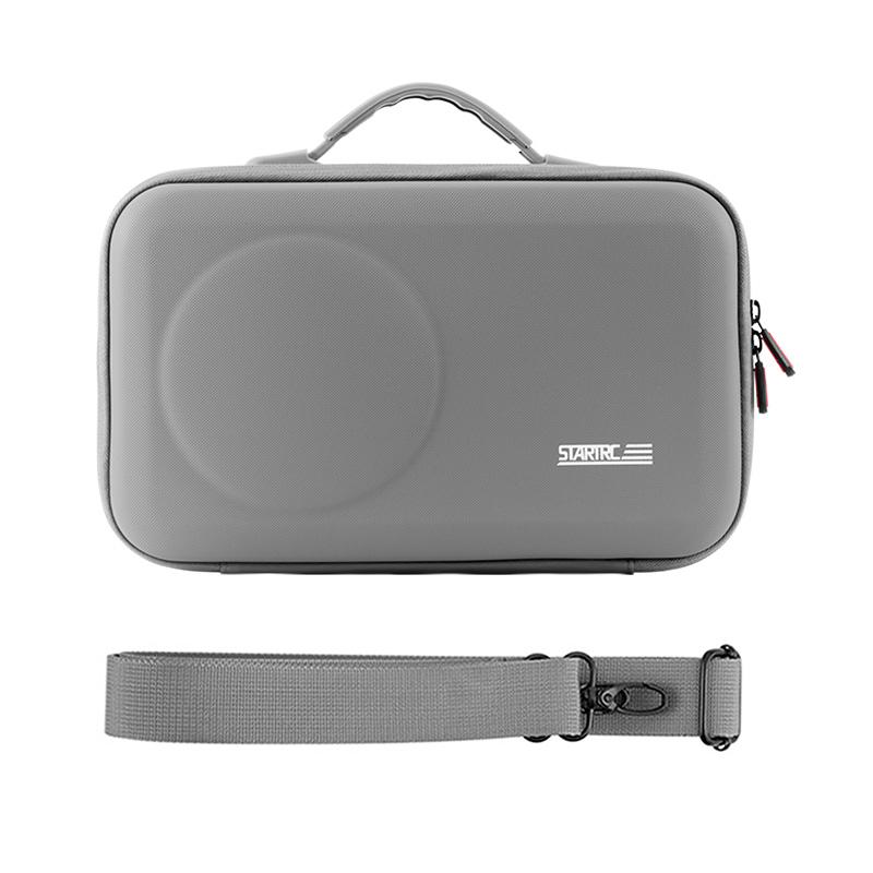 

Storage Bag for DJI OSMO 360 Integrated Carrying Case Handbag Travel Waterproof PU Suitcase Box With Shoulder Strap Accessories FOR DJI OSMO 360 сірий колір