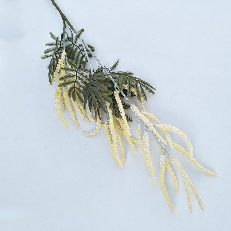 

Artificial Wisteria Vines Lifelike Fake Flowers For Wedding Decor Photography Props Home Styling Champagne